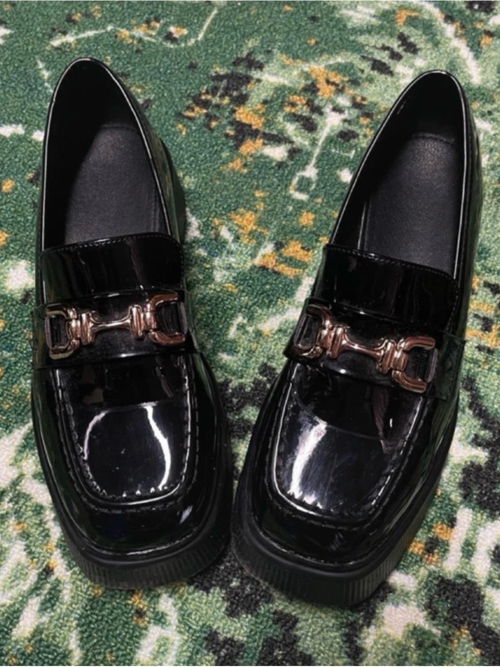 Cider black loafers size: 38 (7.5)